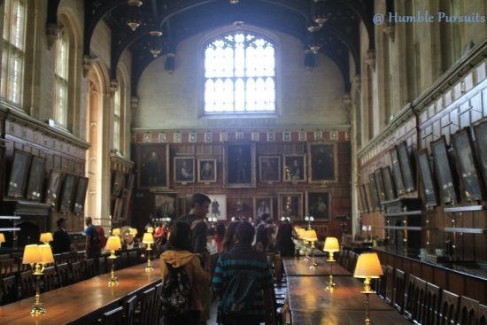 Christ Church Great Hall, dining hall from Harry Potter, Oxford, England