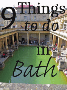 9 things to do in bath, england